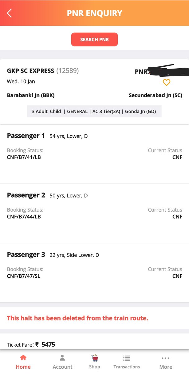 ahsan0200's tweet photo. @IRCTCofficial @RailMinIndia @RailwaySeva Train halt removed without any information and the next halt is 120km away , how to reach there , also not getting any reply from railway from last 5 days . https://t.co/BP9noX1S5s