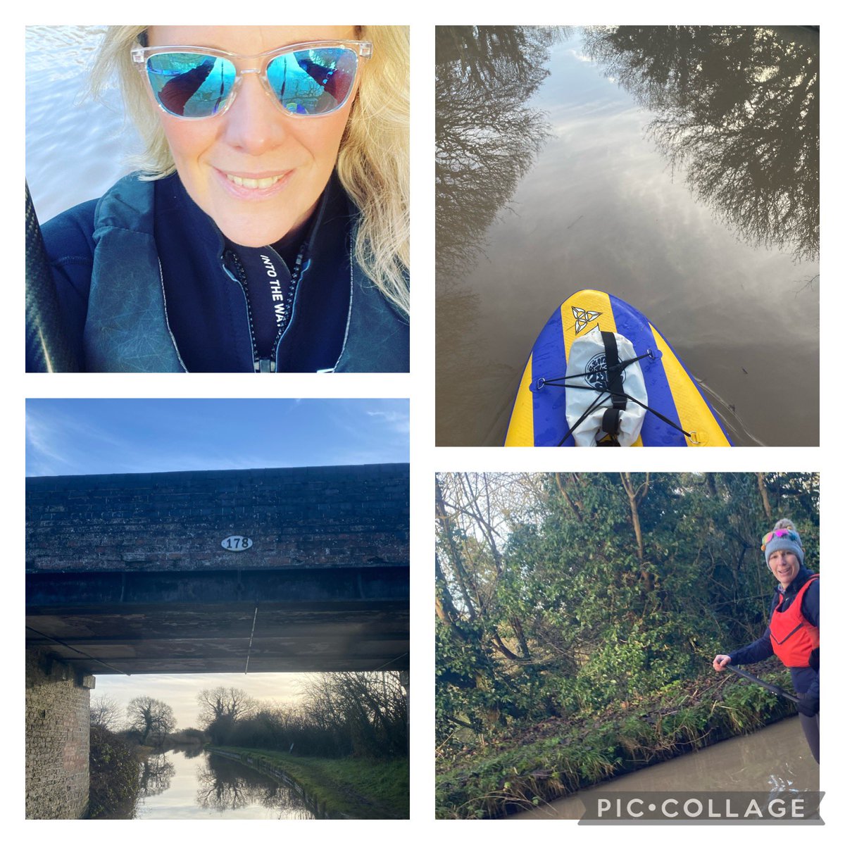 Beautiful paddle along the canal at Whatcroft today. #shepaddles #sup #standuppaddleboarding #freshair #cheshire #oshea