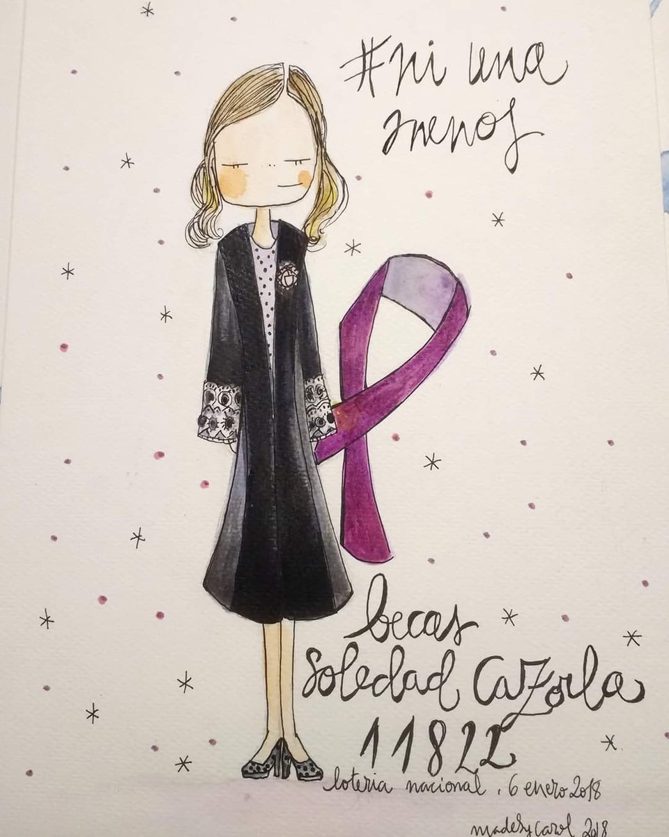 Perdona, soy artista 💚 (@gisb_sus) on Twitter photo Seguro que esta ilustración de <a href="/madebycarol2/">@madebycarol</a> os anima a adquirir un décimo de la loteria solidaria de la Fundación Soñedad Cazorla
Becas para huérfan@s de #ViolenciaDeGenero
Un empujoncito más
playloterias.com/la-loteria-de-… Seguro que esta ilustración de <a href="/madebycarol2/">@madebycarol</a> os anima a adquirir un décimo de la loteria solidaria de la Fundación Soñedad Cazorla
Becas para huérfan@s de #ViolenciaDeGenero
Un empujoncito más
playloterias.com/la-loteria-de-…