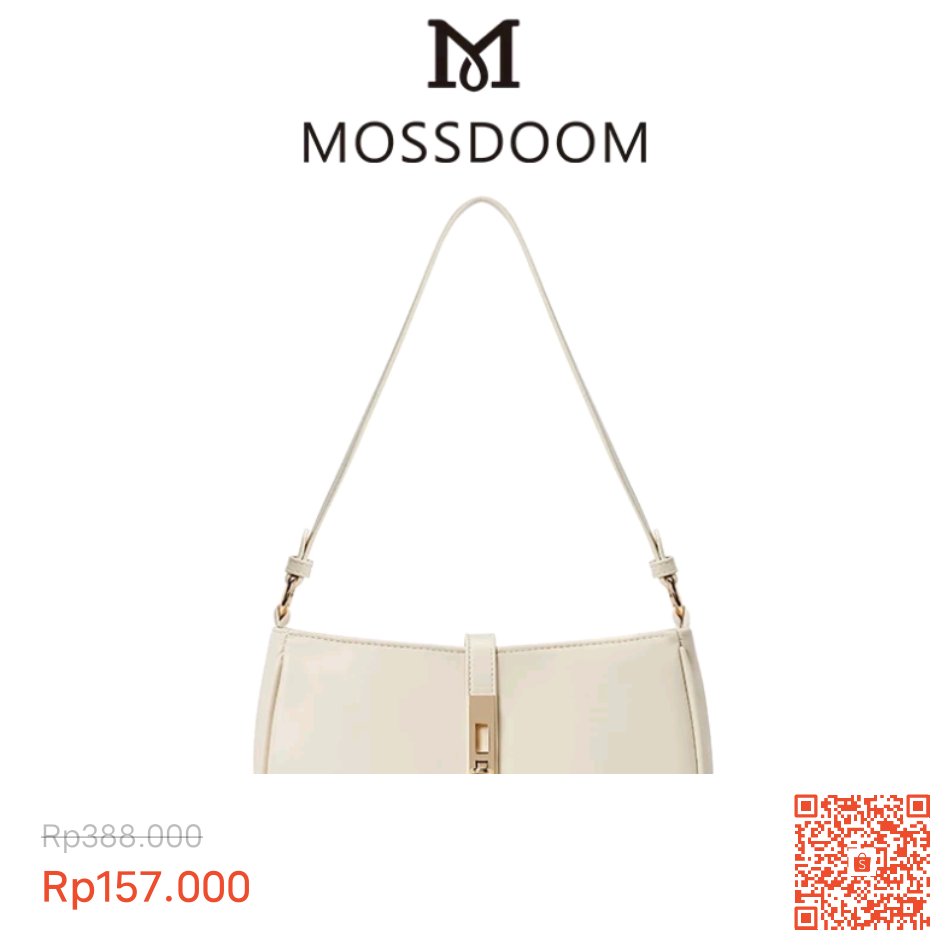 Lagi cari Tas yang simple tapi keren tentu MOSSDOOM !! 
Tas Wanita Mode Sederhana Tas Selempang Ketiak Tas Bahu Wanita hanya  𝐑𝐩𝟏𝟓𝟕.𝟎𝟎𝟎 di Shopee sekarang juga!
Masih banyak model lainnya juga yang pastinya keren-keren dan kekinian🥰kuy!shope.ee/g0jyH88cX?shar… #ShopeeID