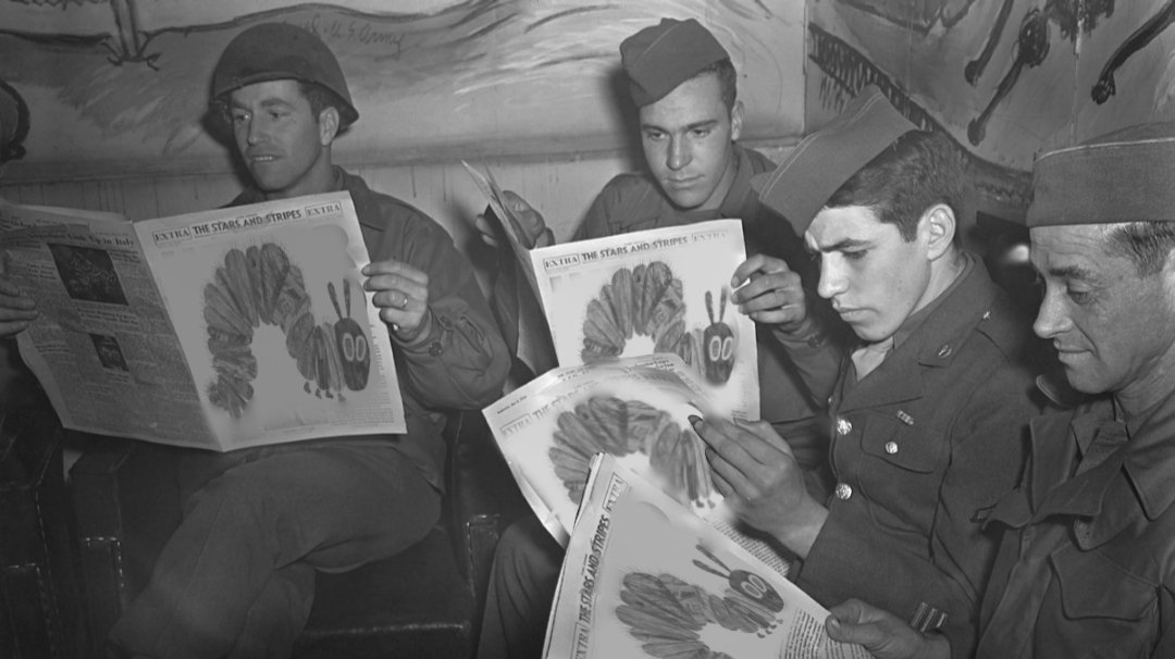Me and my mates reading Caterpillar Novels