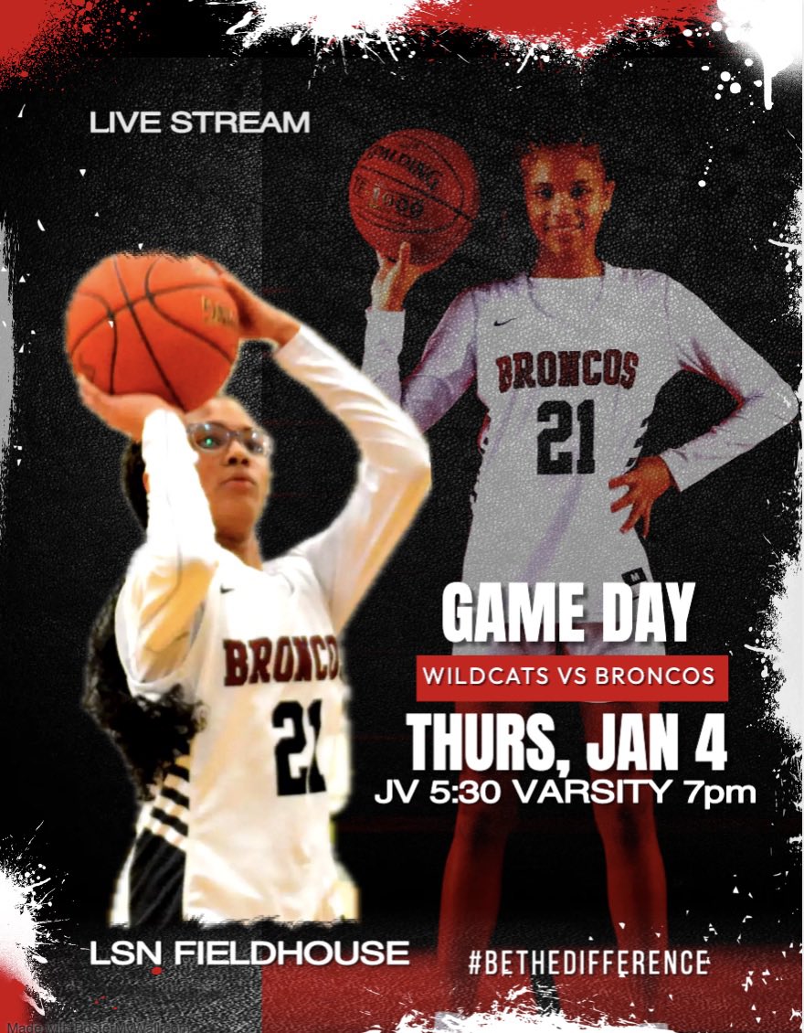 🖤🤍♥️🏀GAMEDAY🏀♥️🤍🖤
Tonight the Lady Broncos are back at home to face Blue Springs! Please come out and support!  #BeTheDiffernece #RunAsOne #FinishTheJob 
⏰ JV 5:30/ Varsity 7pm
📍LSN Fieldhouse 
🆚 <a href="/BSHSWBB/">BSHS WBB</a>
🖥️ youtube.com/channel/UCXL-n…