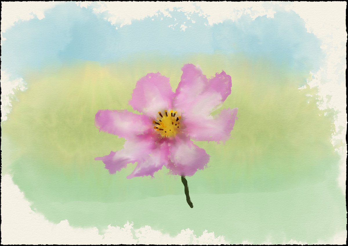 HappyLifehacker's tweet image. A splash of spring on canvas with watercolor. 🌸 #Art #Watercolor #SpringVibes #ArtLovers #FloralArt #MindfulMoments