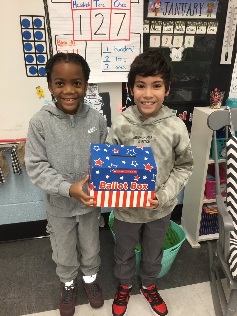 Congratulations to our January Class President and Vice President 🚀🗳🎉 <a href="/WoodbineRockets/">Woodbine #23</a>