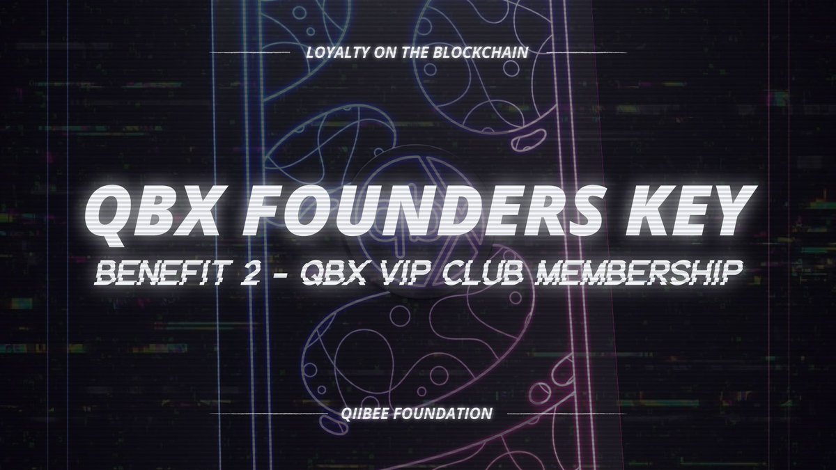 Presenting the QBX Founders Key Mint it for free and get: QBX Token Airdrop QBX VIP Club Membership & &$@*%#!^?+ Can you guess what the last benefit will be?