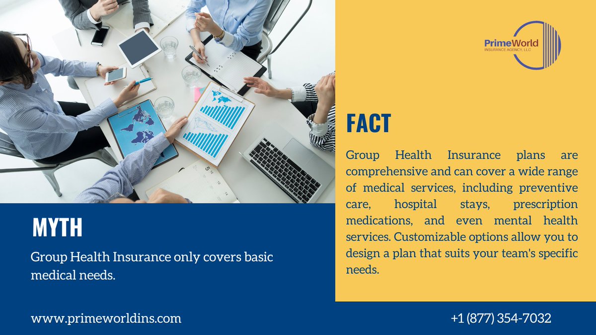 PrimeWorldIns's tweet image. We're here to empower you with the knowledge you need to make informed decisions for your team's well-being. Say goodbye to the myths and embrace the facts with our comprehensive Group Health Insurance plans!
#grouphealth #primeworldinsurance #myths #facts