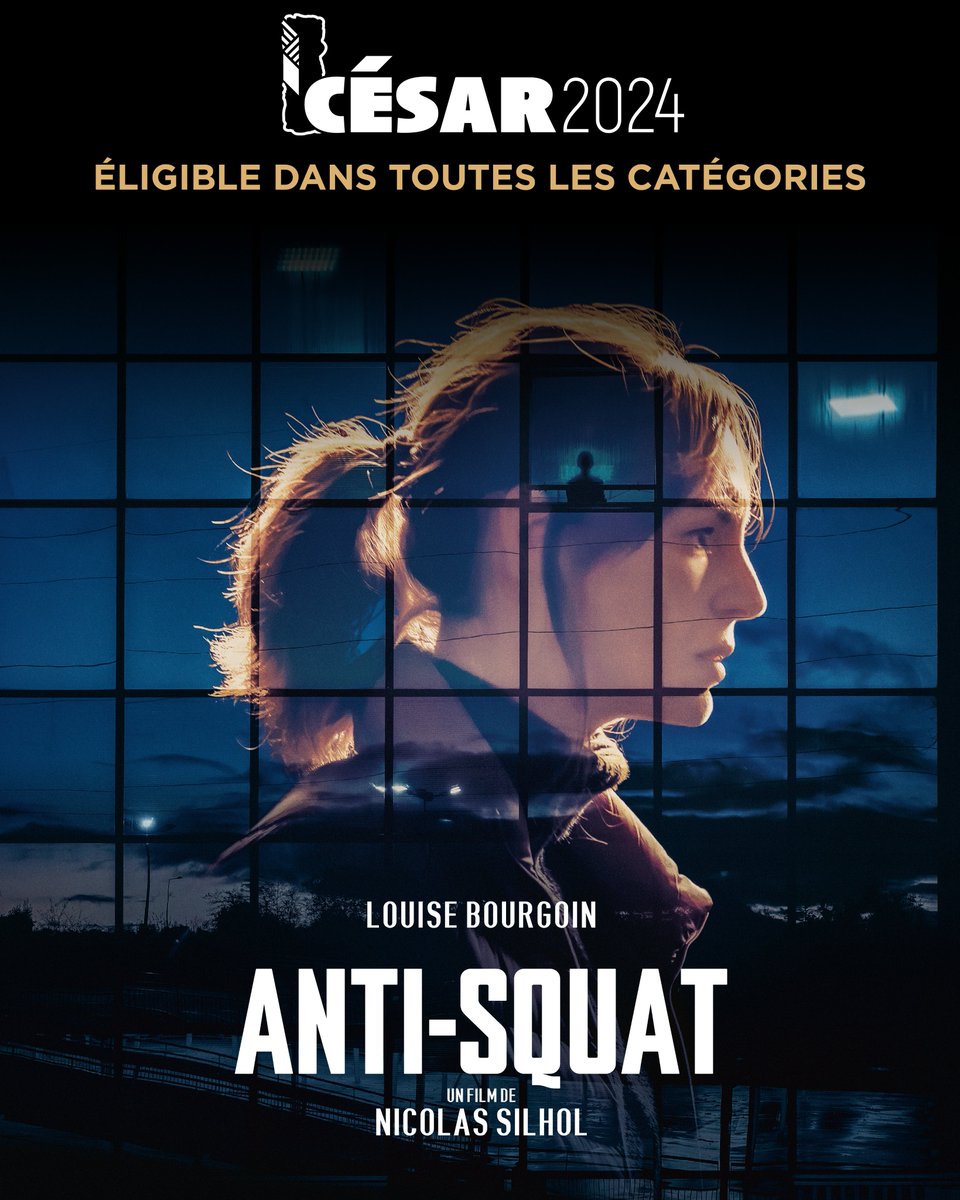✨ À l'attention des membres de @Les_Cesar ✨

#AntiSquat, le dernier film de #NicolasSilhol avec #LouiseBourgoin est éligible dans toutes les catégories dont celle du meilleur scénario !