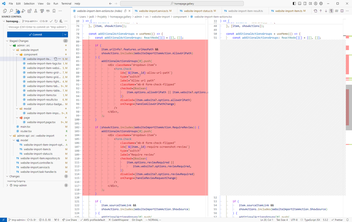 uiii's tweet image. I&apos;ve just deleted 350 lines of my code and I feel great 😁

#buildinpublic #refactoring
