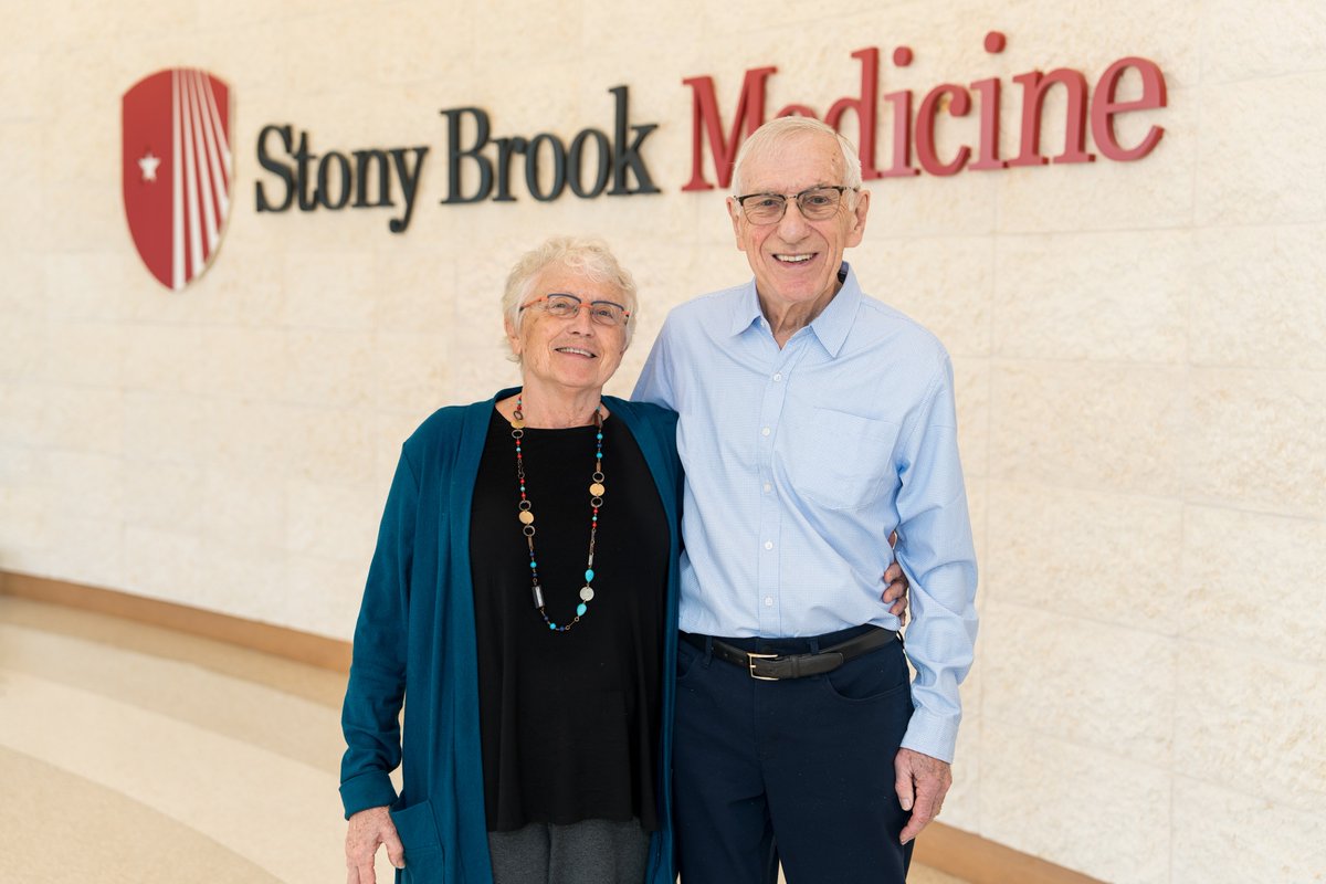 Determined to leave a lasting legacy here, Douglas Brand, MD, one of the first docs at #StonyBrook, and his wife, Barbara, PhD, created a #scholarship fund at @stonybrooku as part of their family’s commitment to #education: bit.ly/3NTOsx1 #WeAreStonyBrookMedicine ❤️ ❤️
