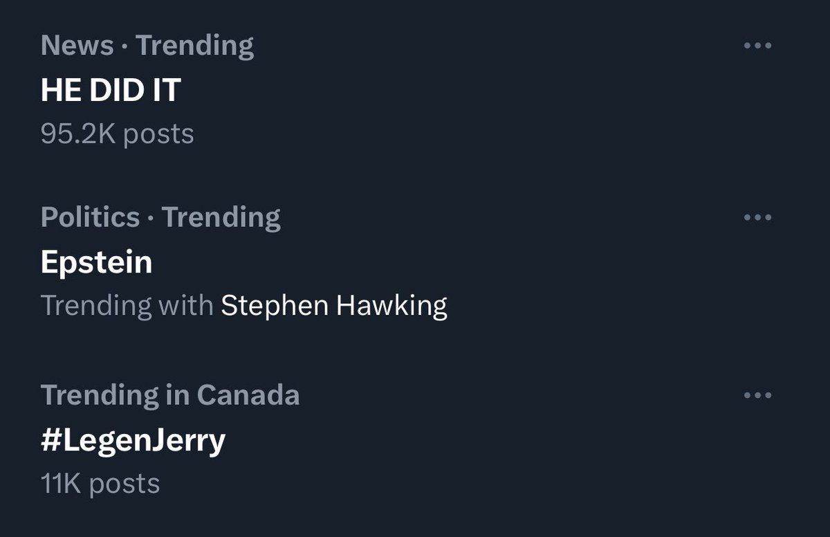 All time trending #LegenJerry 

<a href="/Jerrythekid21/">Jersey Jerry</a>