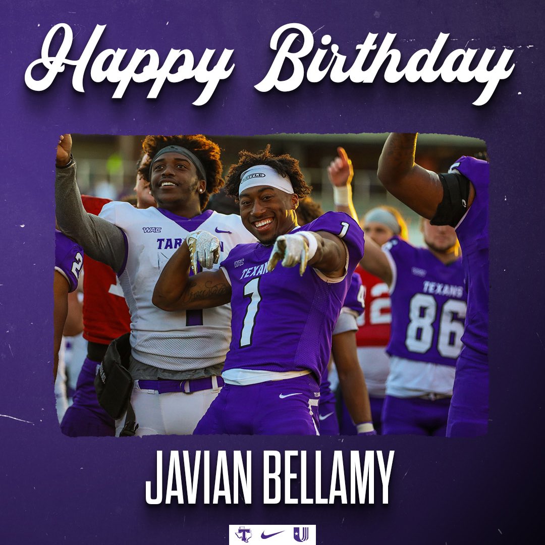 Happy birthday to wide receiver <a href="/BellamyJavian/">Javian Bellamy</a>!