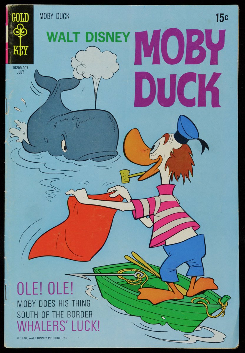 Oh, what the duck... This 'Moby Duck' comic is nothing if not on-brand for @NewberryLibrary! #Melville #InternationalUnsolicitedDuckPicDay