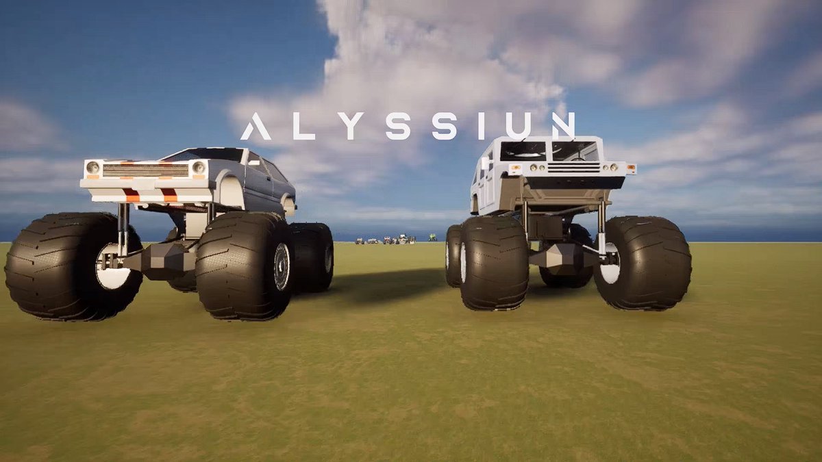 alyssiun's tweet photo. Extreme Monster Truck Freestyle - ALYSSIUN Metaverse
Enter Here:
https://t.co/ti5m8rQuin

New Video:
https://t.co/I5OE8Uj0RG

#ALYSSIUN #Metaverse #AI #Gaming #Business #Cars #Vehicles #NFT
#MonsterTruckMadness #ExtremeStunts #ThrillingRides #UnbelievableFeats #EpicEntertainment https://t.co/oguMx4qamQ