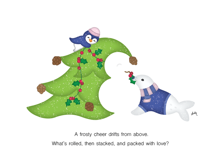 Happy New Year!  The tree is down and we're gearing up for a snow storm on the East Coast.  More Illusions in Art - Can you spot the frosty fellow below in the negative space?  #Illusions in Aret. #Negative space. #kidlitart