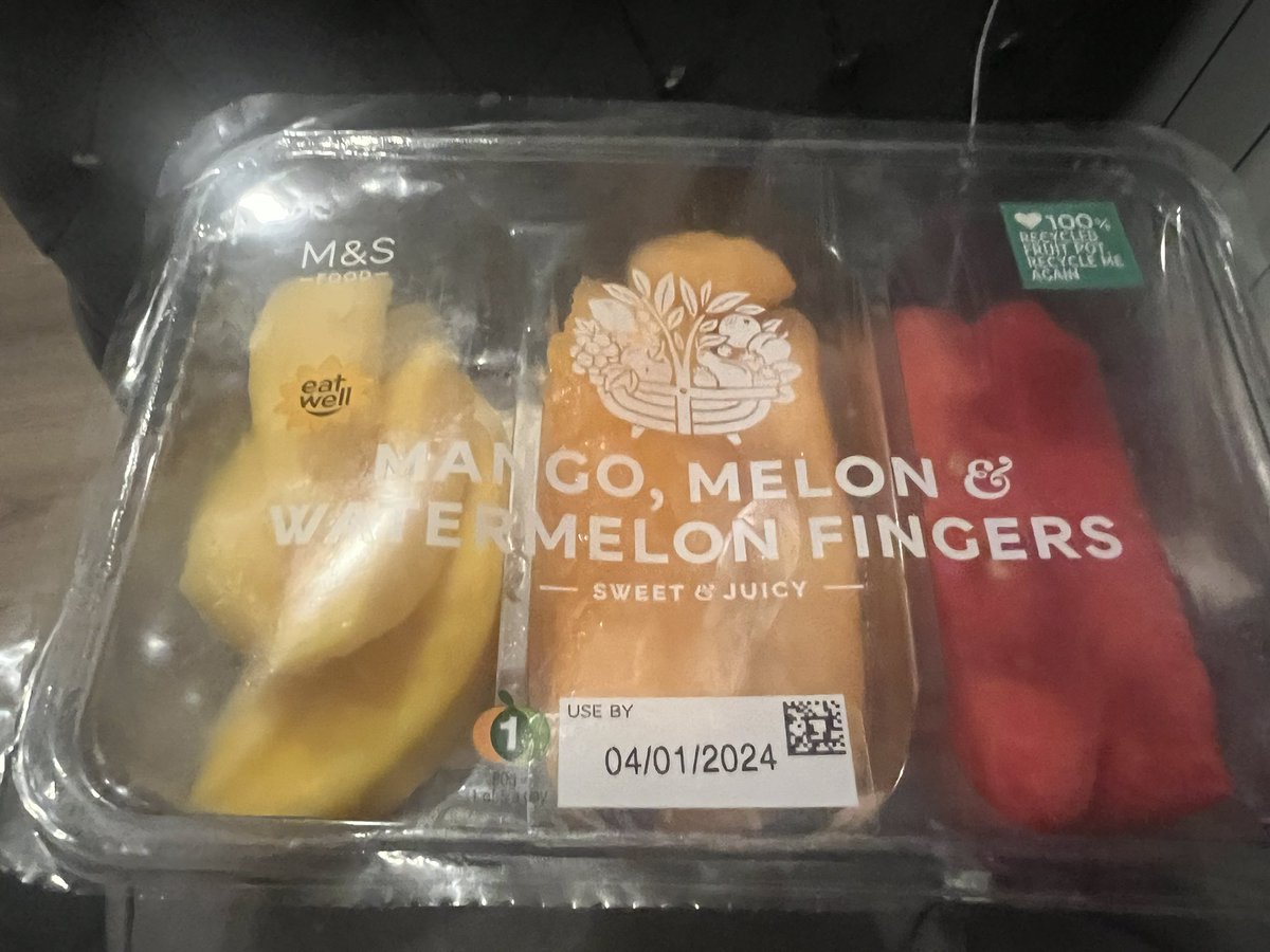 queenmicheledom's tweet photo. @marksandspencer reduced took it home to eat straight away and the fruit was bad, could not eat and had to throw it away :( https://t.co/h1BfWaHm5p