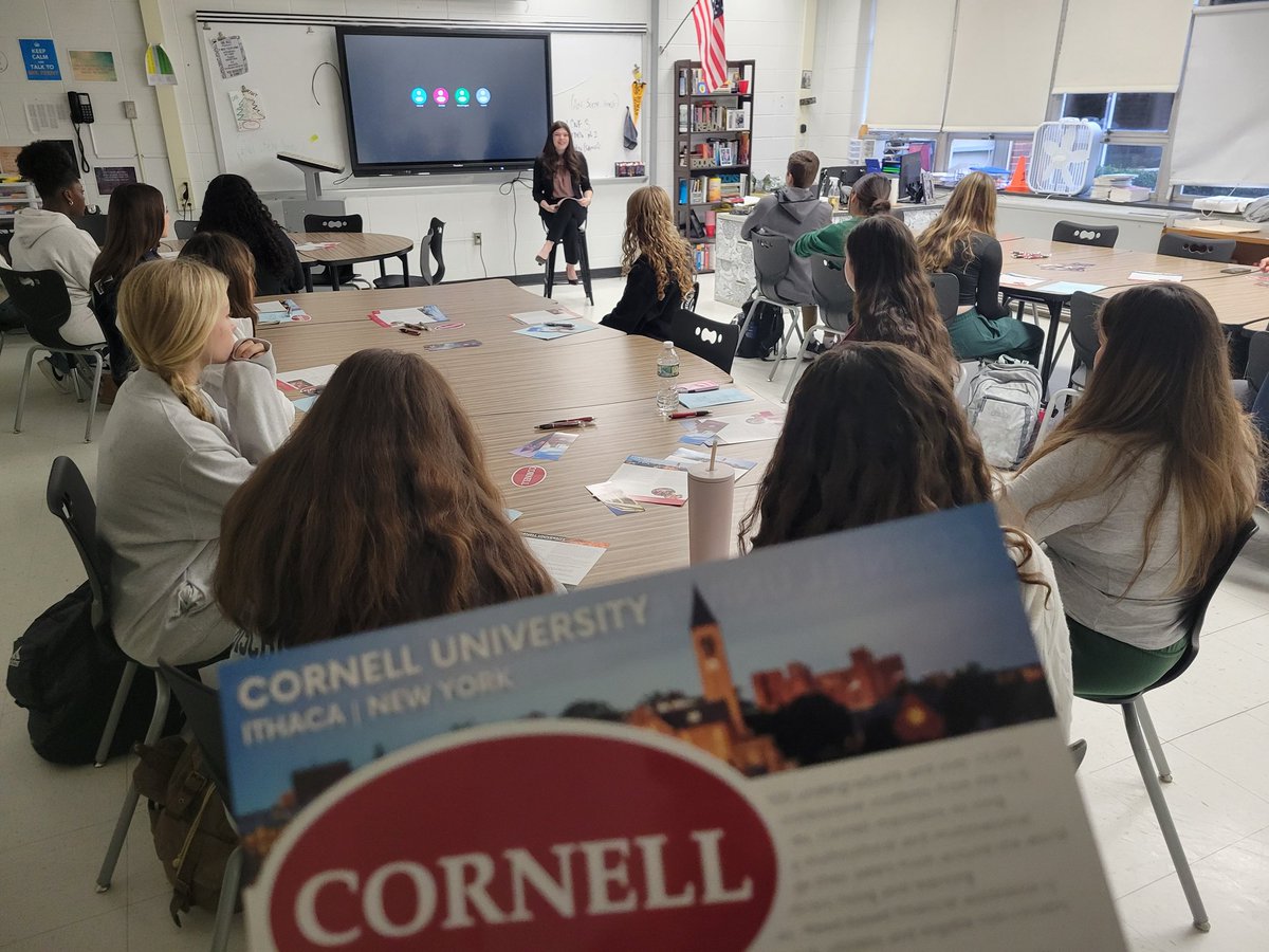Captivating moments today as students absorb insights from <a href="/Cornell/">Cornell University</a> sophomore and #HHS alum, Jonna Crocker! 🎓✨ #weare #inspiration #schoolcounselor <a href="/BravermanHHS/">Jeremy Braverman-Howell HS Principal</a> <a href="/Howell_Guidance/">Howell HS Guidance</a>