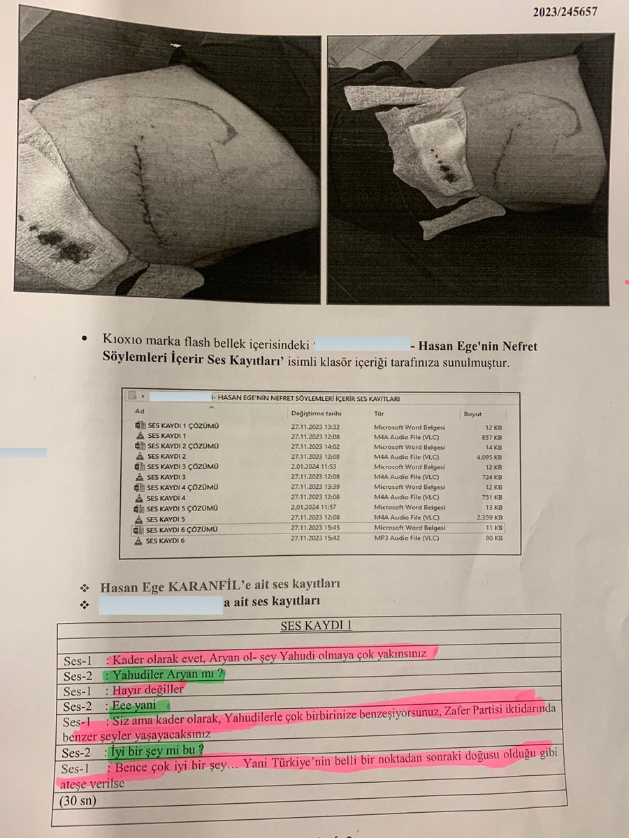 DinerGke's tweet photo. Koç Üniversitesi’nde yurt odasında konuşulanlara dair ses kayıtlarına ilişkin bilirkişi raporu dün soruşturma dosyasına girdi.

Konuşma, Hasan Ege Karanfil ile F. B. arasında geçiyor. 

Saçma sapan tweetler atan ırkçı hesaplar dikkatli okusun. 

Okuduklarını anlarlar umarım. https://t.co/akkL4Zriax