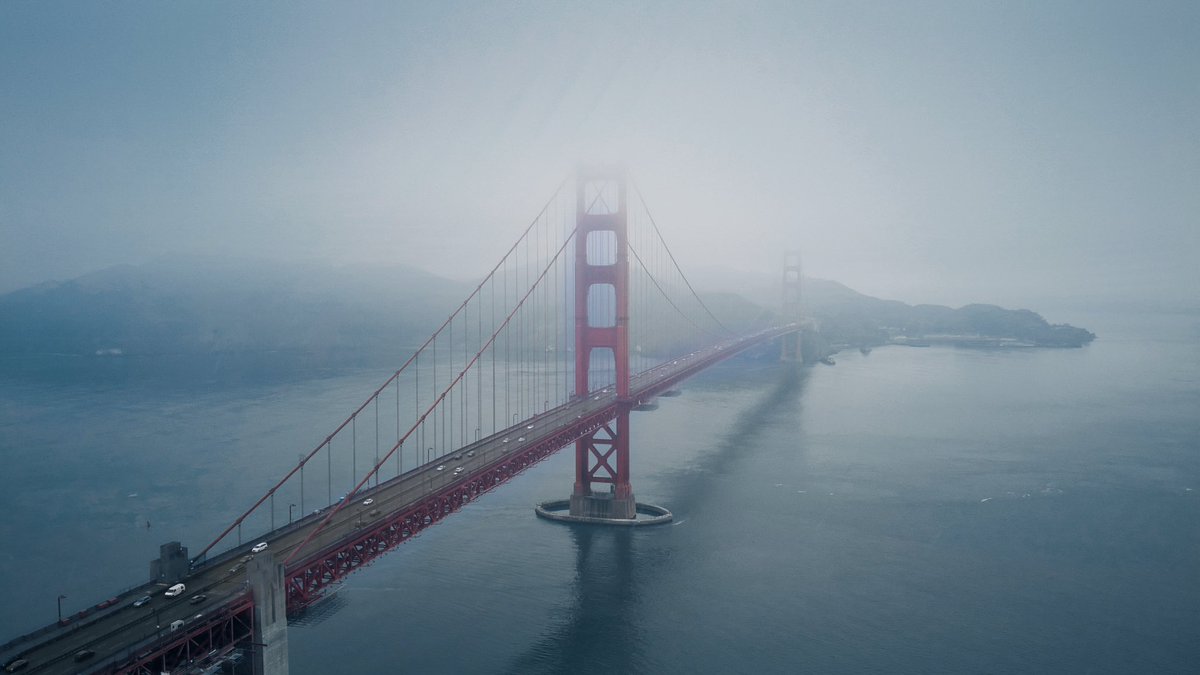 Foggy golden gate bridge 🌉 

#sanfrancisco #sanfranciscoworld #sanfranciscofood #sanfranciscobay #sanfransiscocalifornia #sanfranciscolife #dji #djimini2 #goldengatebridge #goldengatebridge🌉 #goldengatehighlandsnationalpark #foggymorning #foggygoldengatebridge  #madeinaffinity