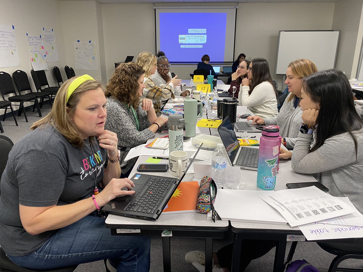 vossm57's tweet photo. Loved working with the professional GT teachers and staff at @katyisd @KatyOOL yesterday! They did a great job writing lessons that integrate sheltered instruction with Depth and Complexity to support their G/T EB learners! #GTML @JTaylorEdu https://t.co/da4cxOgcYT
