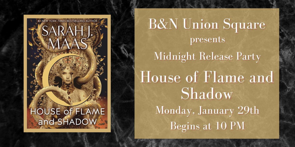 We're having a midnight launch for HOUSE OF FLAME AND SHADOW! Tickets are available now. Join us for an evening of activities, and get your copy of the book early. #hofas HouseofFlameandShadow.eventbrite.com