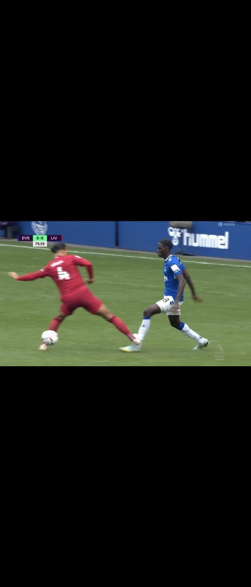 Not enough force for a red card apparently.. surely the same logic applies for DCL's challenge..