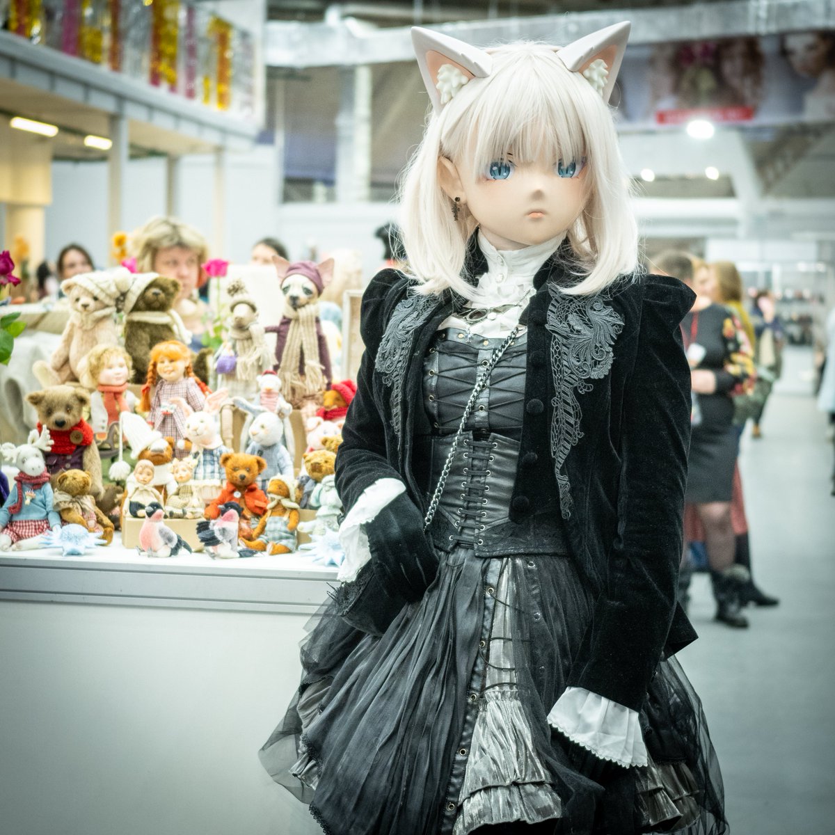 I went to a local doll exhibition today.
#kigurumi #着ぐるみ