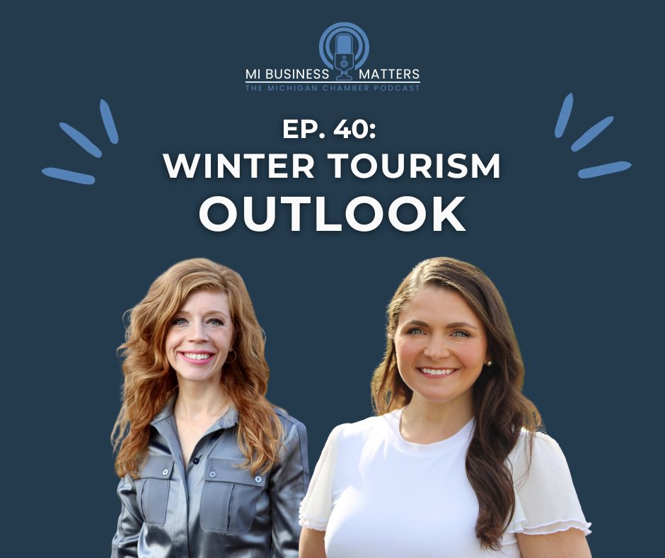 Joined by Brittney Primeau, communications director for @CrystalMountain, this @MiBizMatters episode discusses Michigan’s tourism outlook now that the snowy winter season is upon us. Listen here: bit.ly/48BzjbA