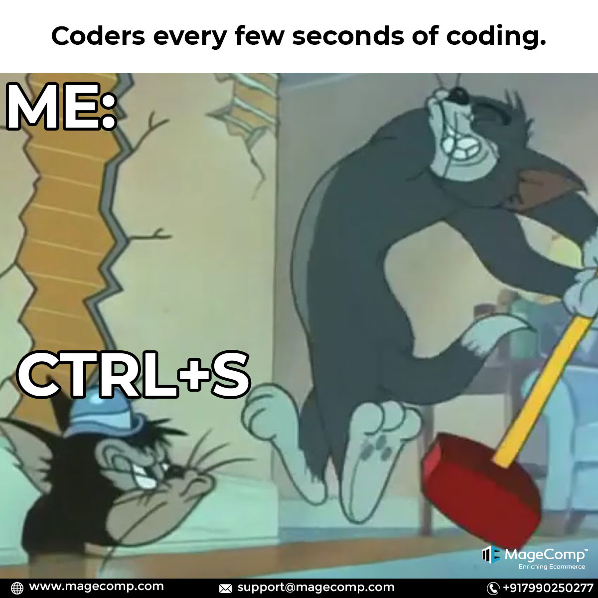 theMageComp's tweet image. Gotta make sure that the codes are getting saved. 😂

Follow MageComp for more such memes. 😂☑️

#programmingjoke #programmers #codinghumour #codingjokes #codinglife #developerlife #developermemes #developerhumour #funny #funnymemes #memes #memepage #indianmemes #themagecomp
