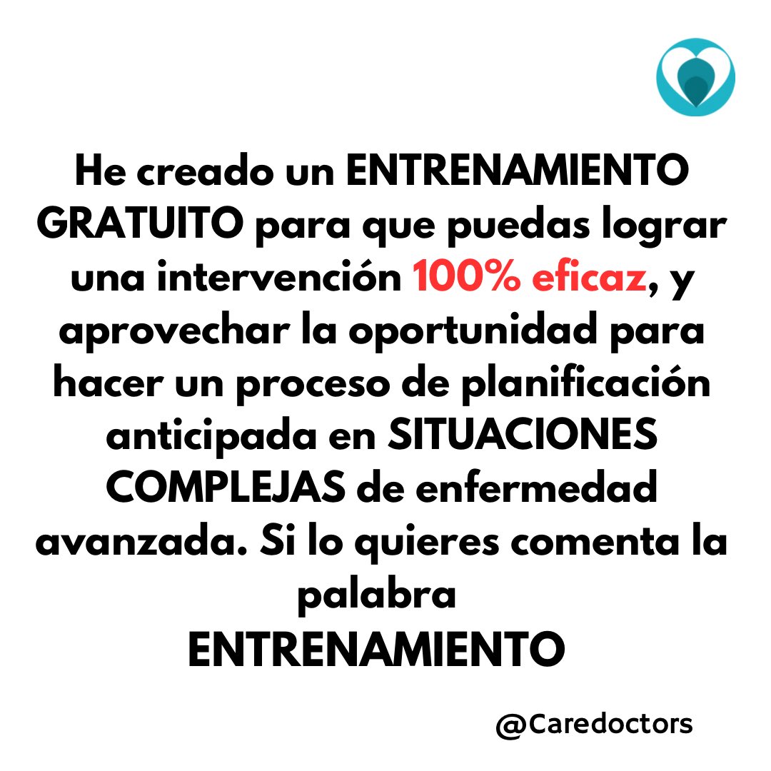 Caredoctorspali's tweet photo. 📌 He creado un ENTRENAMIENTO GRATUITO para que puedas mejorar tu intervención y hacerla 100% efectiva.
Si la quieres comenta la palabra ENTRENAMIENTO

👉🏽@fundacioncaredotors
👉🏽@fundacioncaredotors
👉🏽@fundacioncaredotors

#planificadores #intervencionpaliativa #caredoctors https://t.co/VUH0aqr4va