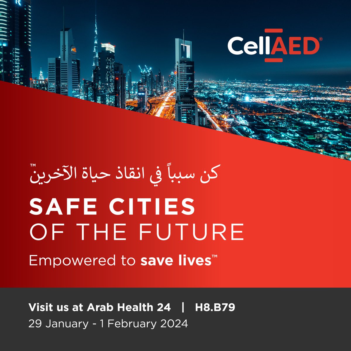 We're attending @Arab_Health 2024 taking place at the Dubai World Trade Centre Monday 29 Jan - Thursday 1 Feb. Visit us at stand H8.B79. Want to schedule some time with the team? Email support@rapidresponserevival.com.au #ah24 #arabhealth #dubai #uae