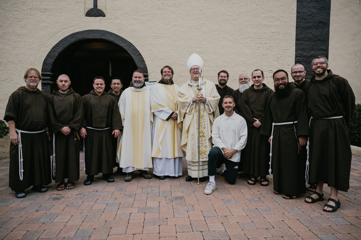 Friends, please join me and the Capuchin friars in continued prayer for Shia LaBeouf. Shia was fully received into the Church through the sacrament of Confirmation on New Year’s Eve. “You have made us for yourself, O Lord, and our heart is restless until it rests in you.” —St.