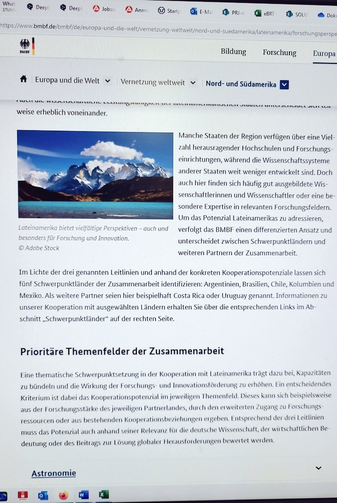 Alemania ha abierto nuevos fondos para investigación con América Latina, en varios campos. Uno de ellos es el transporte y la movilidad a través del Ministerio Federal de Educación e Investigación. En su página web nombra a Argentina, Brasil, México, Chile y Colombia como países