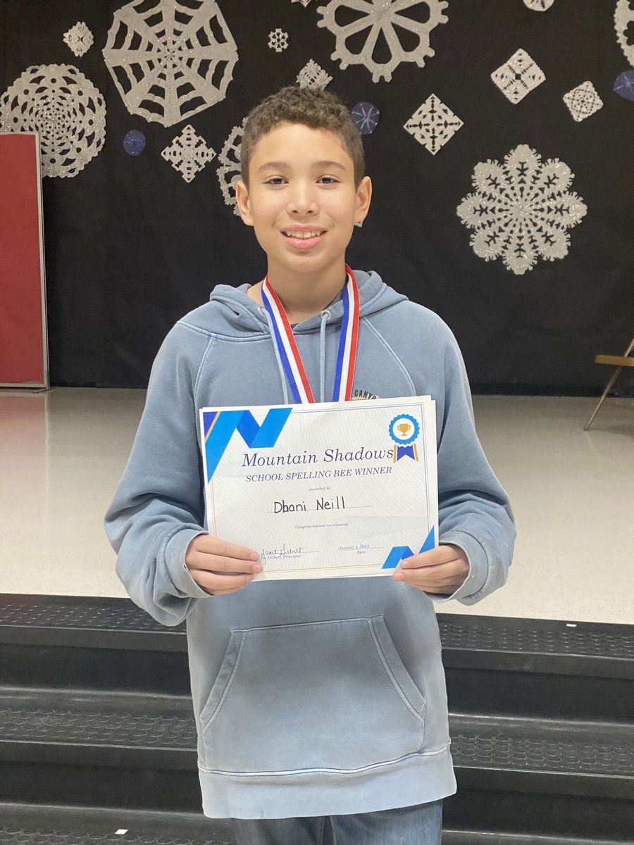 Janet Gilbert, Ph.D. (@mtnshadows19602) on Twitter photo Congratulations to Dhani who will proudly represent Mountain Shadows at the district spelling bee! Weāre so proud! <a href="/DVUSD/">Deer Valley Unified School District</a> Congratulations to Dhani who will proudly represent Mountain Shadows at the district spelling bee! Weāre so proud! <a href="/DVUSD/">Deer Valley Unified School District</a>