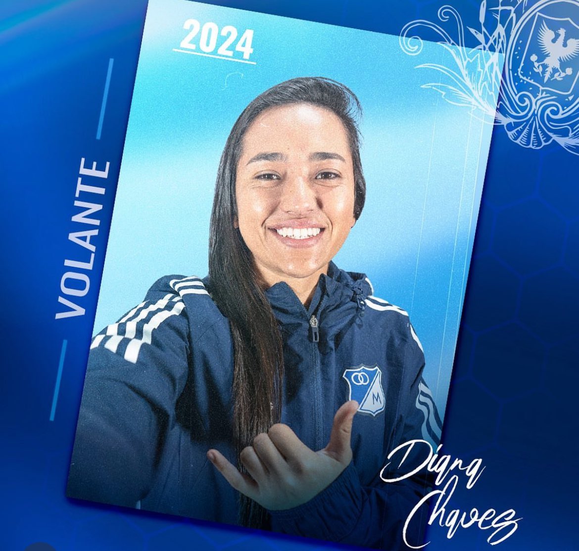 Una boyacense jugará en Millonarios FC ⚽️

Se trata de Diana Chaves, reciente campeona con Olimpia de Paraguay, y quien acaba de fichar con el equipo embajador para la temporada 2024 🏟️.

🧵👇🏽
