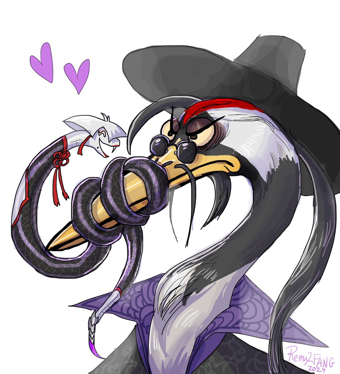 Remy2FANG's tweet photo. Crane and snake 💜🤭💜🤭

#StreetFighter6 #SF6 #AKI #FANG https://t.co/m2L3XJ3kqs