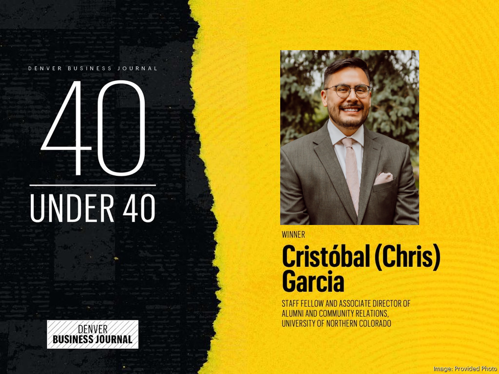 Thrilled to share that I've been selected as one of the 2024 @denbizjournal's 40 Under 40 winners! It's a true honor to be recognized for my contributions at @UNC_Colorado and my engagement throughout the state: bizjournals.com/denver/news/20…. #DBJ40Under40 #SiSePuede #Colorado