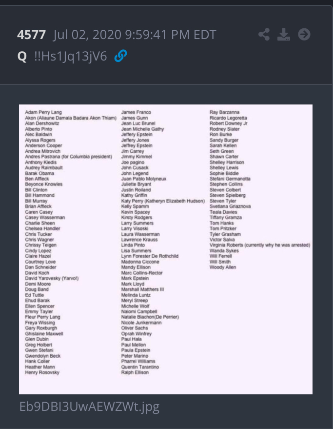 kathrynwise6869's tweet image. #FutureProvesPast 
#EpsteinClientList 
#ConspiracyTheoristsWINAGAIN