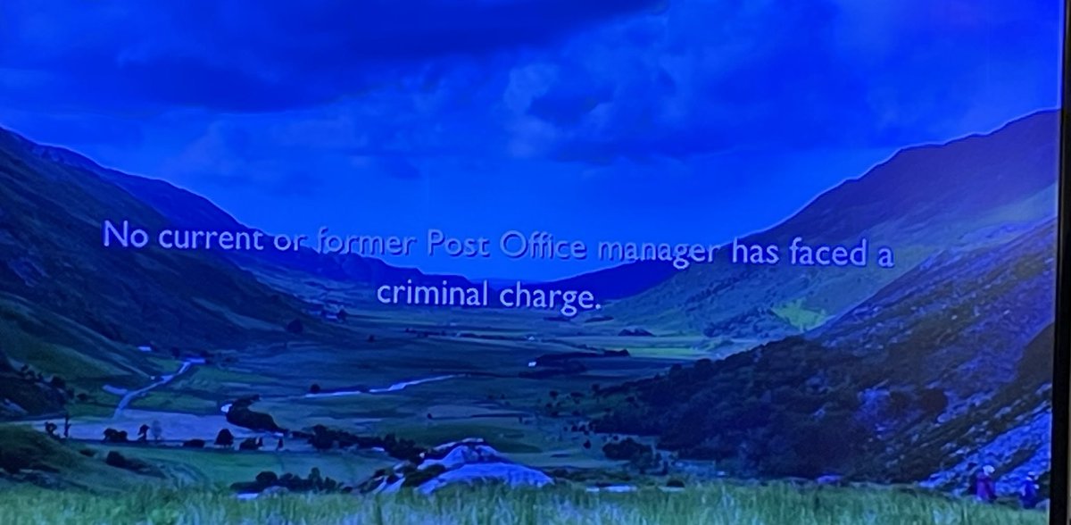 TheRealElwynD's tweet image. “No current or former Post Office manager has faced a criminal charge.”

An absolute scandal and national disgrace! 

#PostOffceScandal 
#MrBatesVsThePostOffice