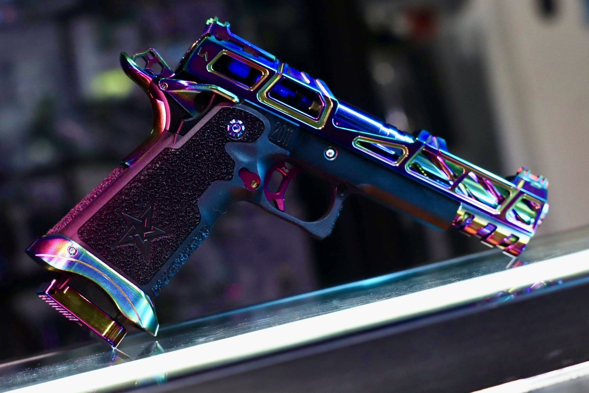 prozishop's tweet photo. LA Capa &amp; Nexxspeed Rainbow Hyper Tornado Hi-Capa GBB Pistol Airsoft ( JKTG Custom Made ) 波子 https://t.co/vlgfUW8FEo