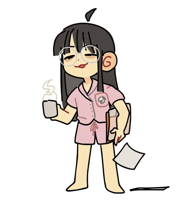 me // how i draw myself !!