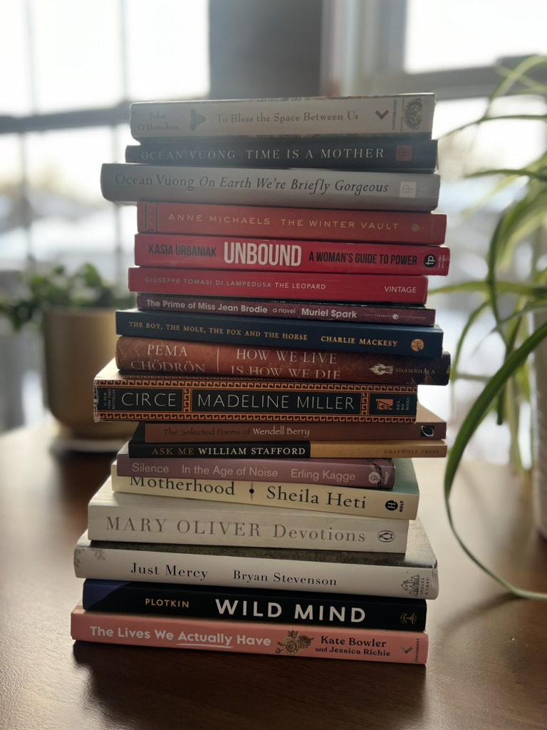 Favorite Books from a Year of Reading 📚 These books changed the way I see the world and I'll be keeping them close in the new year. What did you read in 2023? I would love to hear your thoughts, DM me, let's have book talks 🤓