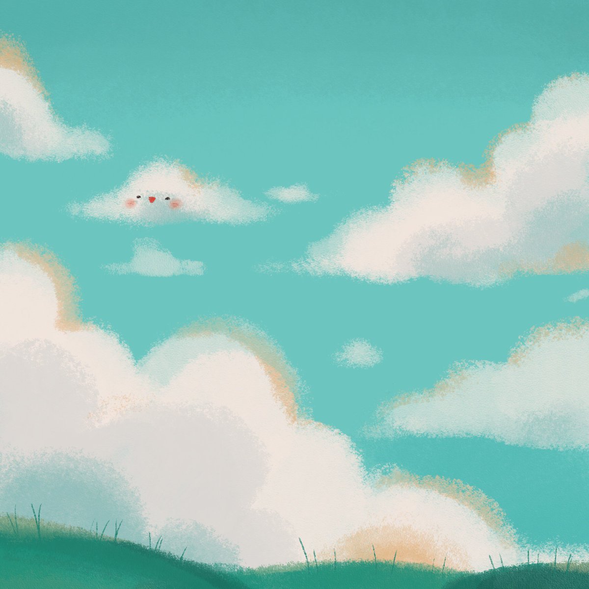 amotizstudio's tweet photo. ฝึกวาดฉาก ท้องฟ้าาา ~ ✨ https://t.co/FzplfIM0dw