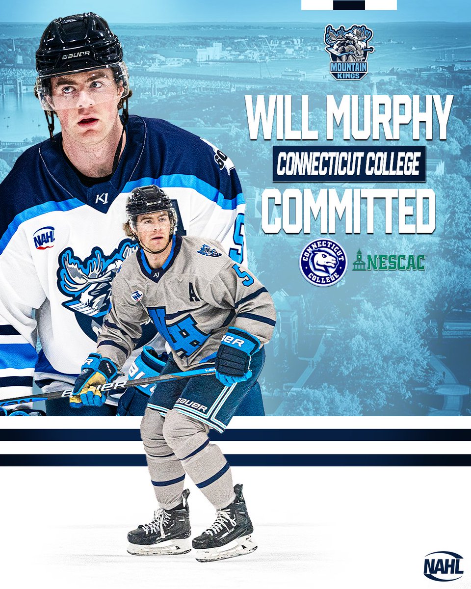 🚨COMMITMENT🚨

Congratulations to NAHL defenseman Will Murphy who has officially committed to play college hockey at Connecticut College 🏒