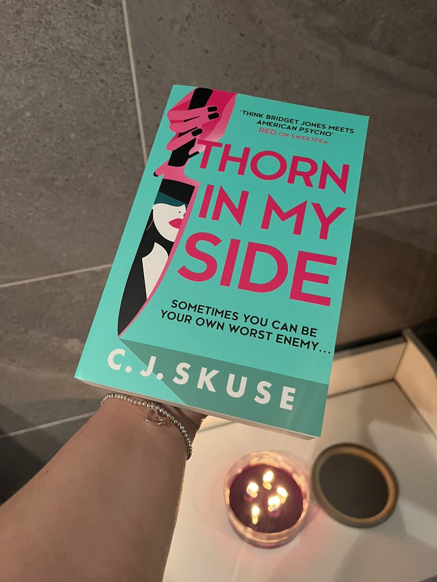 Home from work to find this waiting for me 😍😍😍 book,bath and do not disturb!📖🛁 @CJSkuse  the excitement is real!!! #thorninmyside #rhiannon #sweetpeakiller