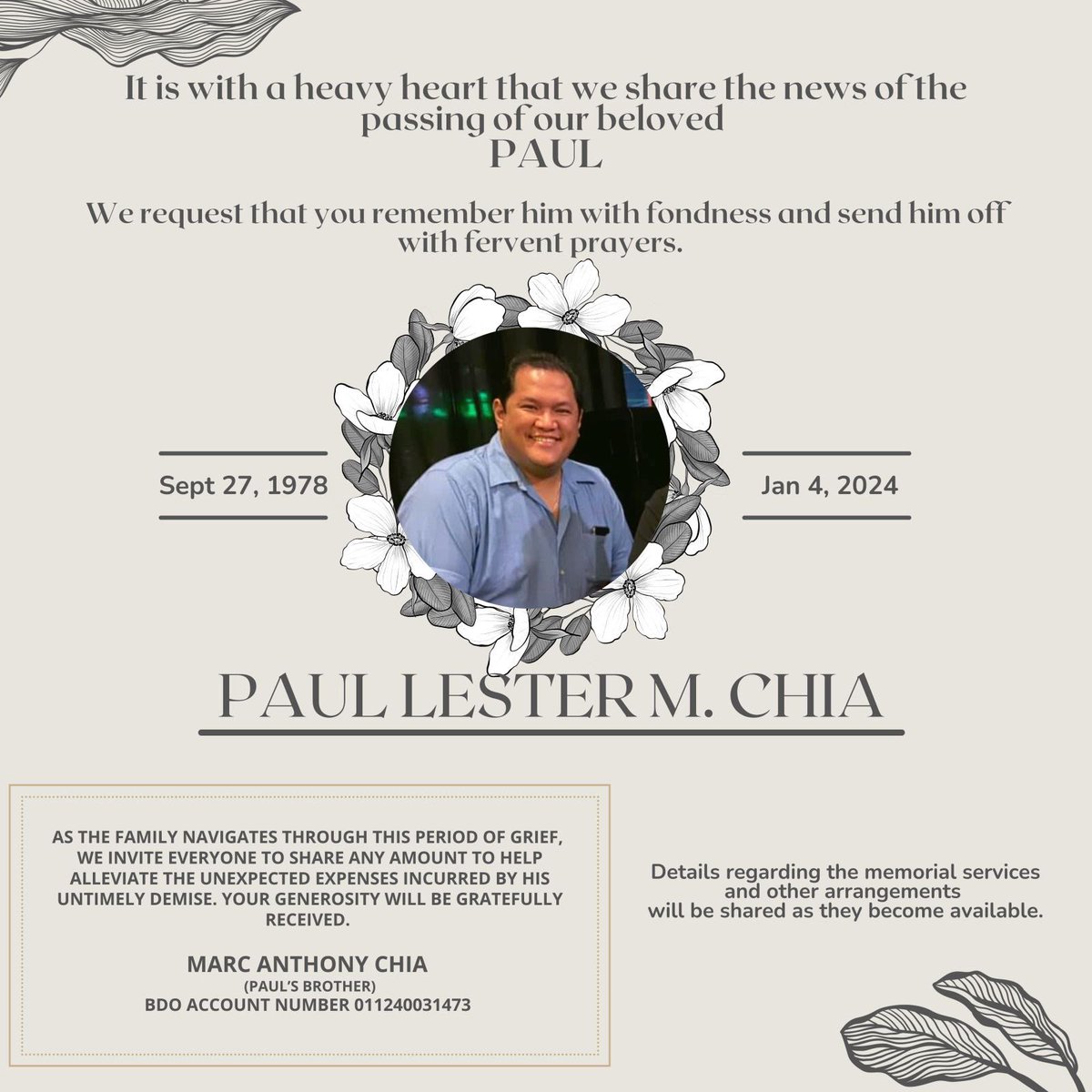 Perry P Lansigan tweet media