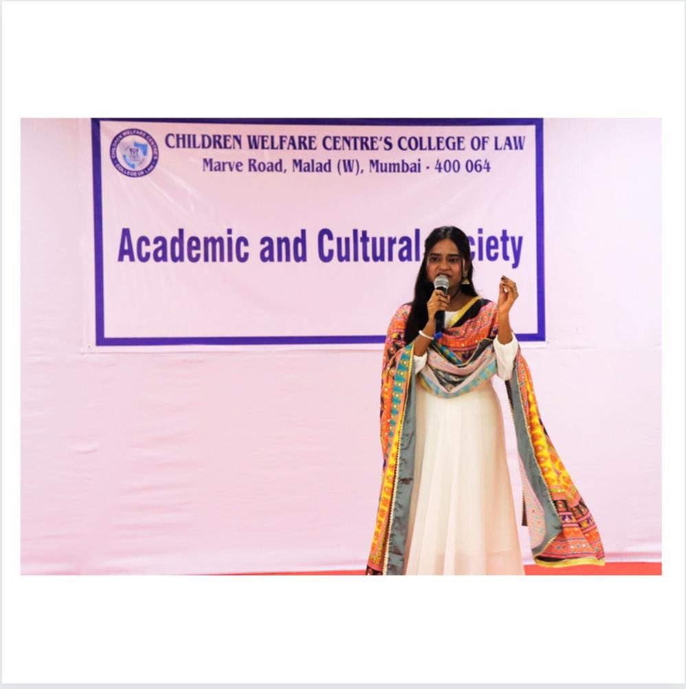 cwc_law's tweet photo. “Talent is like electricity. We don’t understand electricity. We use it.”-Maya Angelou.

#Cwclawcollege #studyinlaw #careersinlaw #knowledge #mumbaiuniversity #cwcgottalent #art #culture #performance #appreciation #applauding #united #dance #singing #cheering #lawcollegemalad https://t.co/WAwXl014La