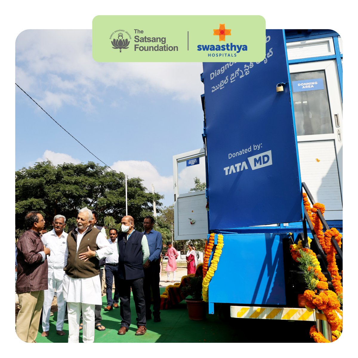 SatsangTweets's tweet photo. #SwaasthyaHospitals #HealthforAll #TheSatsangFoundation #TataMD #MobileLab #GoodHealth
(2/2) https://t.co/exLrBkZ5Rq