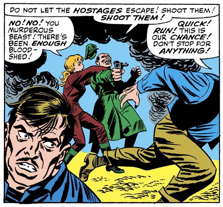 616CARTER's tweet photo. peggy carter attacking her capturer to save other hostages
— tales of suspense #77b (1959) https://t.co/vfkrcCDHwp