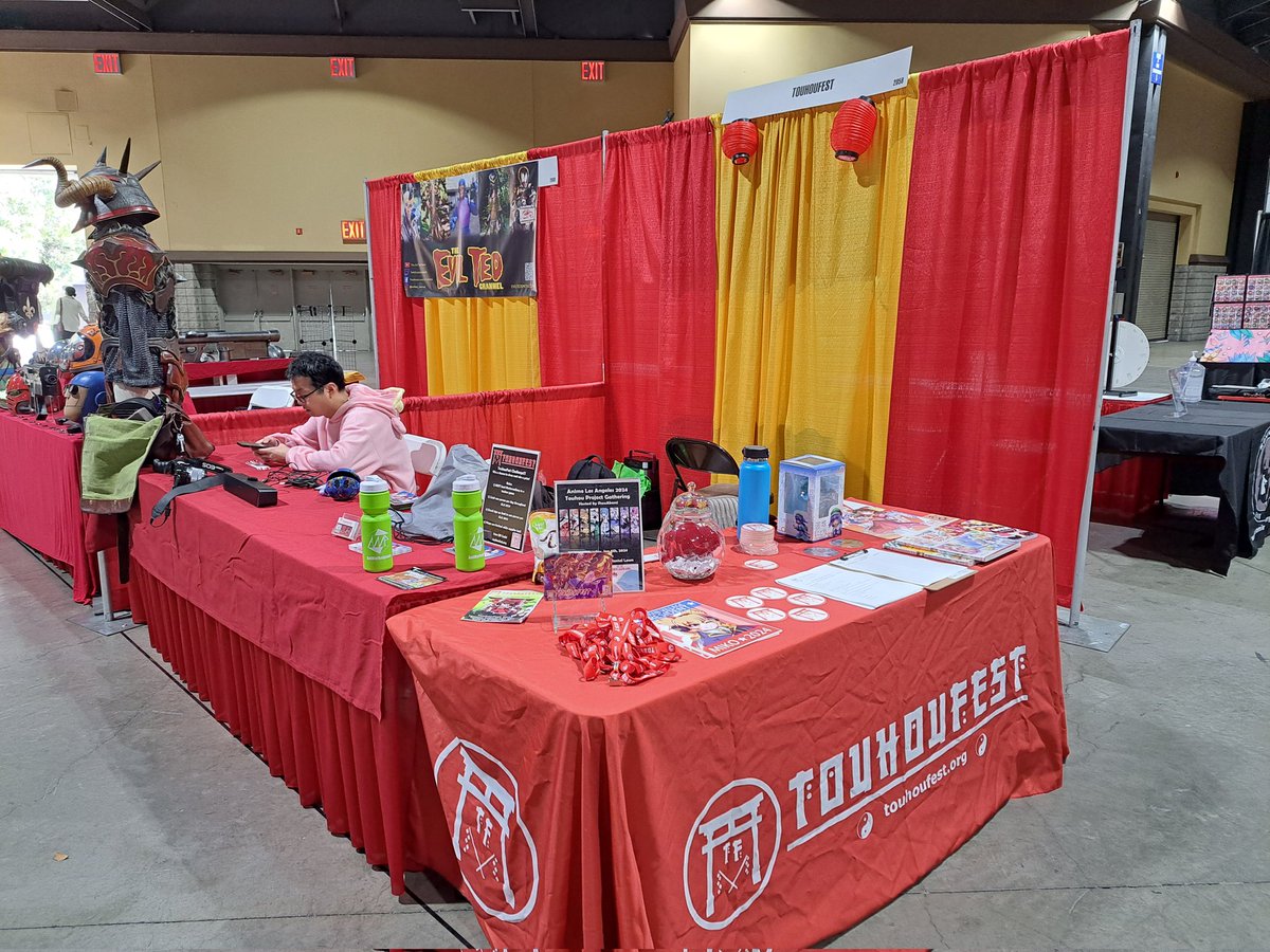 TouhouFest's tweet photo. Find us at Booth 2058 @AnimeLosAngeles ! We'll be doing giveaways and prizes!
#animecon #touhoufest #animelosangeles #fantable https://t.co/S670CekZyb