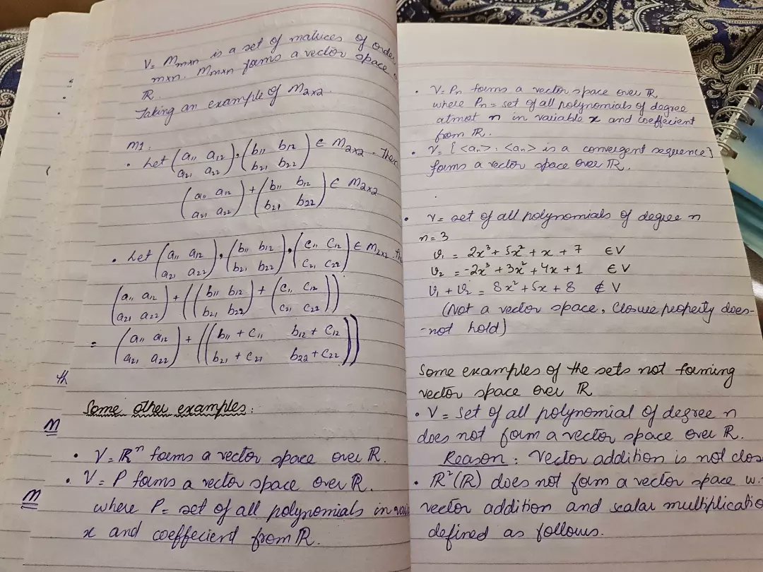 sumbultariq622's tweet image. Day4 -&amp;gt; Machine learning 

- Mathematics for ML
• Following IIT Roorkee playlist of Essential Mathematics for machine learning 
• Lecture#3( Learned about vector space its properties)
#100DaysofLearning #machinelearning #datascience #Mathematics